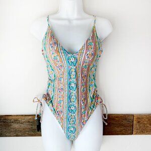 NWT O'Neill Julie Imperial One-piece‎ Swimsuit With Removable Push Up Cups M